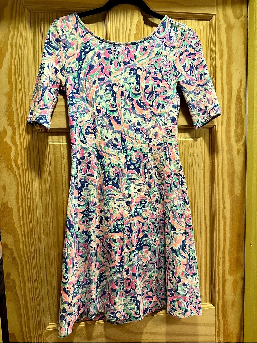 Lilly Pulitzer Paisley Dress Pink & Blue XS